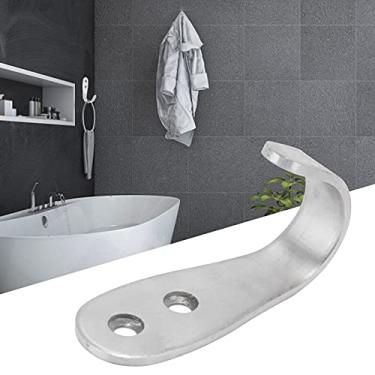 Imagem de LZKW Gancho de toalha, gancho de casaco, prático gancho de pendurar, durável para banheiro, cozinha para uso interno e vaso sanitário