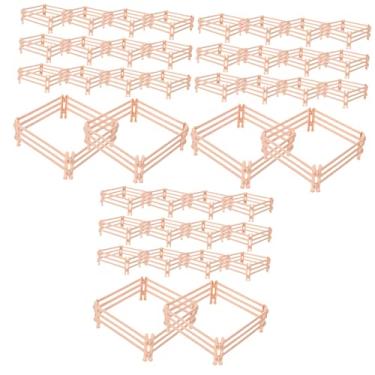 Imagem de Gadpiparty 75 Peças Cerca De Simulação Brinquedo De Cerca De Paddock Brinquedos De Cerca De Jardim Pequena Cerca De Brinquedo Jogar Cerca De Fazenda Pequeno Brinquedo Animal 16c Plástico