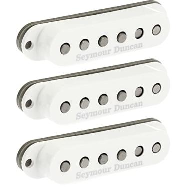Imagem de Seymour Duncan Conjunto de captador de 3 pe as de bobina nica Psychedelic Strat - Branco