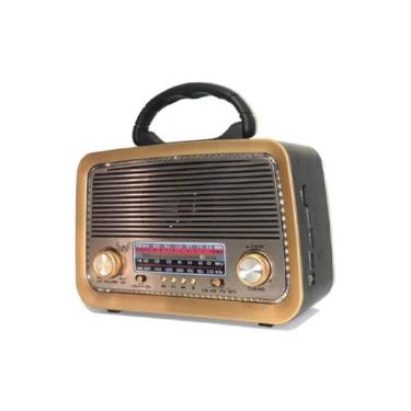 Imagem de Rádio Retro Vintage Am Fm Sw Usb Mp3 Bluetooth - Bivolt