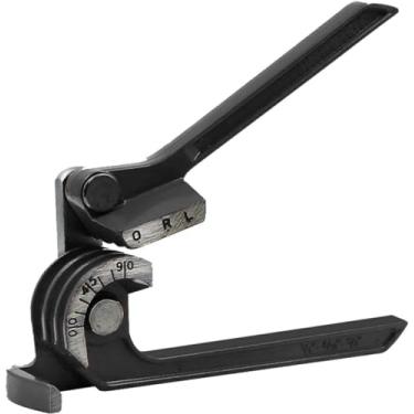 Imagem de Ferramenta dobradora de tubos, ferramenta dobradora de tubos manual para serviço pesado, dobrador de tubos com ângulo de curvatura de 180, dobrador de tubos de metal portátil, dobrador de tubos para s