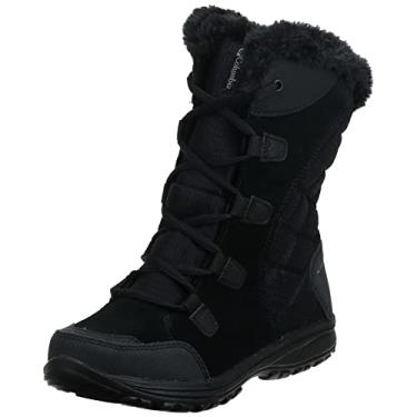 Imagem de Columbia Bota de neve feminina Ice Maiden II, Preto, cinza Columbia, 6.5 Wide