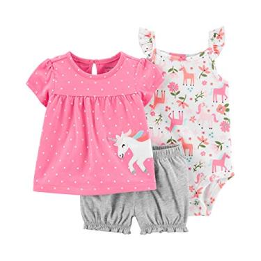 Imagem de Conjunto curto para bebês meninas Carter's, Unicorn, 6 Months