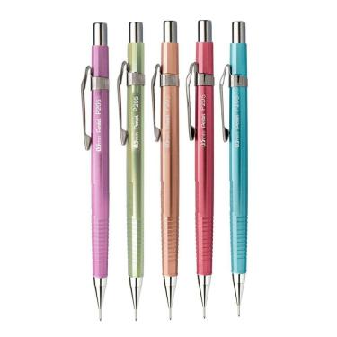 Imagem de Kit 5 Lapiseira Sharp Metalica Pentel