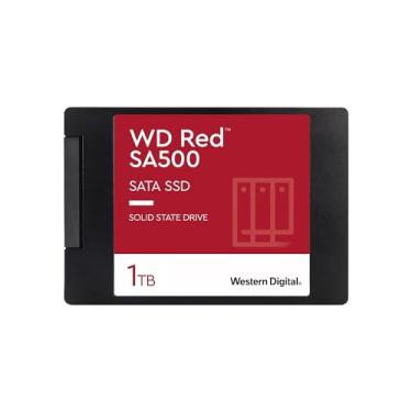 Imagem de SSD interno Western Digital 1 TB WD Red SA500 NAS 3D NAND - SATA III 6 Gb/s, 7 mm, até 560 MB/s - WDS100T1R0A
