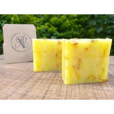 Imagem de KIT 1 SABONETE DE ENXOFRE, ANTI ACNE COM EXTRATO DE PRÓPOLIS, MELALEUCA CALENDULA E OLEO DE AMÊNDOAS (ANTI ACNE)