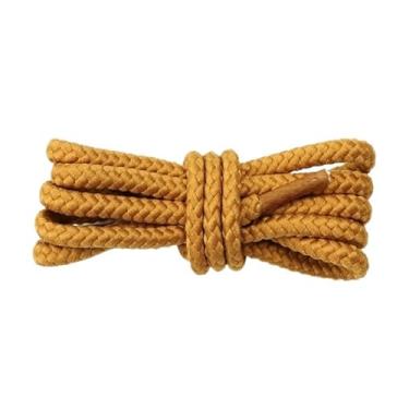 Imagem de Bold Round Shoelaces Polyester Sneakers Shoe Laces Boots Laces For Shoes 80/100/120/140/160cm Shoestrings(Color:Yellow,Size:140cm)