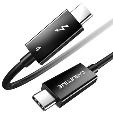 Imagem de Cabo Thunderbolt 4 USB C 40Gbps 100w 8K 60Hz 1,8m CableTime