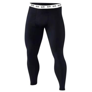 Imagem de Legging Masculina de Compressão Tecido Respirável para Treino - Slim F