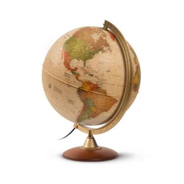 Imagem de Globo Terrestre Vintage Colombo Iluminado - 30cm - Tecnodidattica