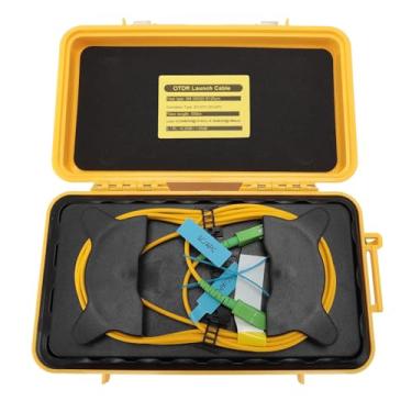 Imagem de Caixa de Cabo de LANçamento OTDR, SM G652D 9/125um, Cabo de Extensão de 500 M, para Configurações LAN, WAN, MAN
