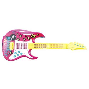 Imagem de Guitarra Elétrica Infantil Show Rosa -  Toyng