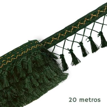 Imagem de Pingente De Seda Tassel - Fita- Verde Musgo - Nº: 260 C/20M- Nybc