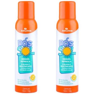 Imagem de 2 pós sol infantil refrescante - 150ml - babydeas