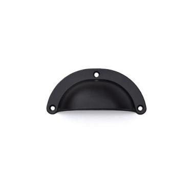 Imagem de Puxador móveis  Puxador concha preto Puxadores colonial Kit Com 10 Uni