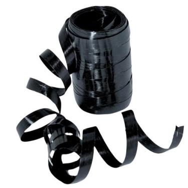 Imagem de 1 fitilho decorativo preto 5mmx20m para enfeite artesanato - DIVA E BE