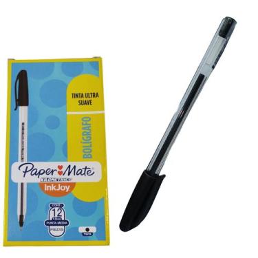 Imagem de Caneta papermate kilométrica ponta média caixa com 12 un - Paper Mate