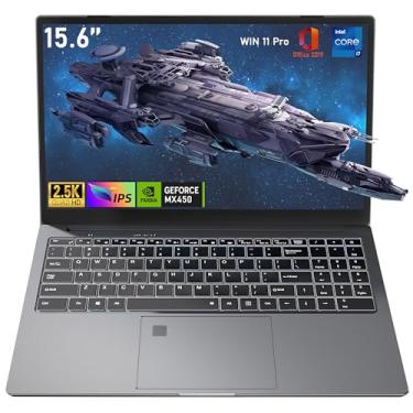 Imagem de OMSERVB Notebook com tela de 15,6 polegadas 2,5K Core i7-1195G7 (até 4,8 GHz) MX450 32GB RAM 1TB NVME SSD HDMI/Tipo-C/DP (função completa)/RJ45 (SSD de 32 + 1 TB)