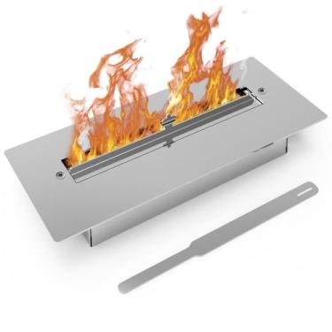 Imagem de Q50 Lareira ecologica para embutir 50cm de abertura da chama - SARO