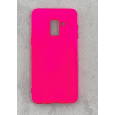 Imagem de Capa Capinha Case Samsung A8 (2018) / A5 (2018) Silicone Aveludada Col