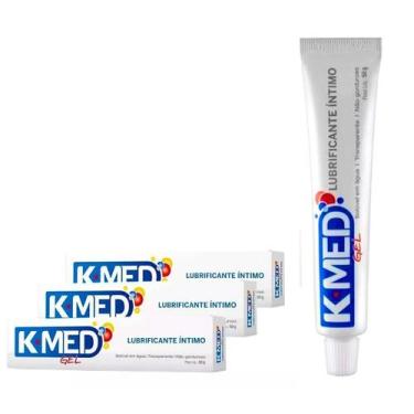 Imagem de Kit Gel Lubrificante Íntimo Neutro K-Med com 3 Unidades