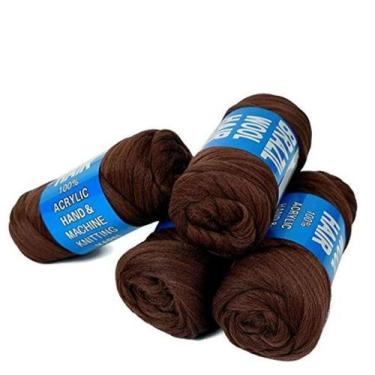 Imagem de Cabelo Jumbo Fio Panamá Castanho Tranças Braid Dreads -5pct - Mor