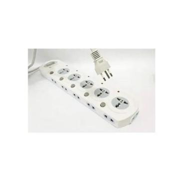 Imagem de Extensao eletrica barra universal 16 tomadas padrao q15 3mts - XZ