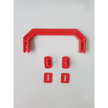 Imagem de Kit Alça para Maleta Executiva Vermelho - 10 unidades - Alças