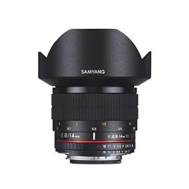 Imagem de Samyang Lente ultra grande angular F2.8 de 14 mm para câmeras Canon EF Mount com chip AE