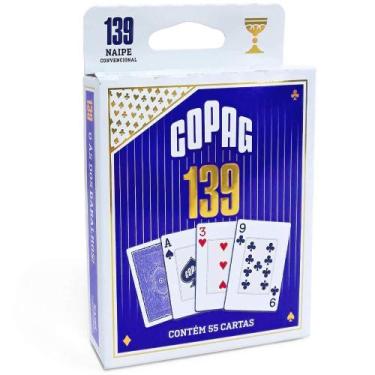 Imagem de Baralho 139 cartucho copag, Azul, UN