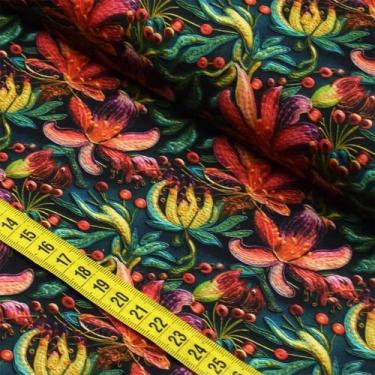 Imagem de Tecido Estampado Para Patchwork - Honey Flower 3 (0,50x1,50) - Fabrica