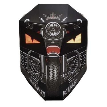 Imagem de Mochila Com Bluetooth Led Motoqueiro Interativa Rider Moto Luz Motocicleta Aplicativo