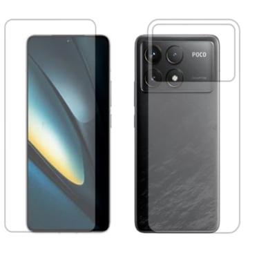 Imagem de Kit Película Hydrogel Frontal + Traseira Para Xiaomi Poco X6 X6 Pro/Poco F6 F6 Pro (POCO F6 PRO 5G)