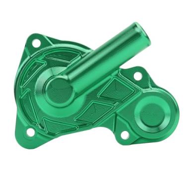 Imagem de Tampa do Líquido Refrigerante Bomba de água Motocicleta, Liga de Alumínio Com Estrutura do Dissipador de Calor, Substituição Xmax 125 250 300 400, Montagem do Modelo (Verde)