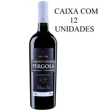 Imagem de Kit 12 Un Vinho Tinto Seco Seleção Pérgola 750 ml