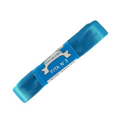 Imagem de Fita de Cetim Trader 15mm N3 com 10 Metros, COR 47 TURQUESA, 10 Metros
