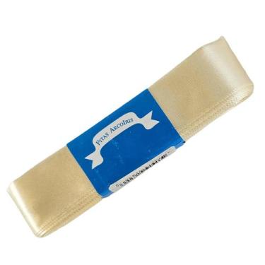 Imagem de Fita de Cetim Trader 22mm N5 com 10 Metros, COR 02 PEROLA, 10 Metros