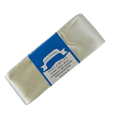 Imagem de Fita de Cetim Trader 38mm N9 com 10 Metros, COR 02 PEROLA, 10 Metros