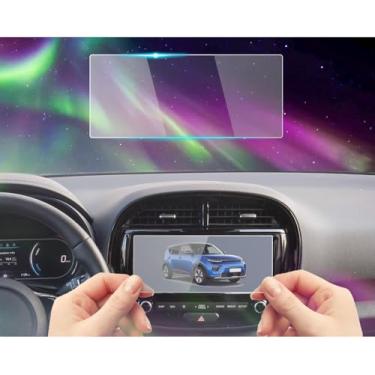Imagem de XJZSHLY Película protetora de tela de vidro temperado compatível com K*ia Soul (2024-2020) H*yundai Tucson NX4(2024-2022) Acessórios de capa de navegação de 10,25 polegadas Película protetora