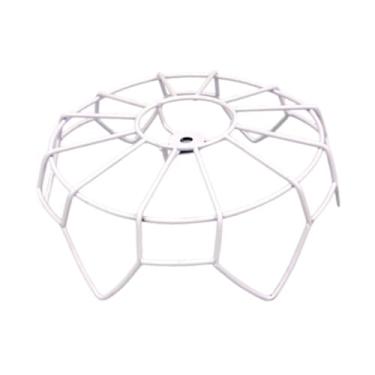 Imagem de Ioensy Capa de pingente industrial capa suspensa capa de lâmpada diy gaiola de arame pendurado abandading pendente para sala de jantar no banheiro, B 8x26x9cm