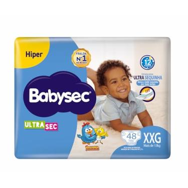 Imagem de Babysec Fralda Galinha Pintadinha Ultrasec Xxg 48 Unidades Cor: Branco