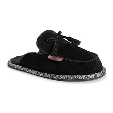 Imagem de MUK LUKS Pantufa feminina de couro Cosette Mule, Ébano, 41