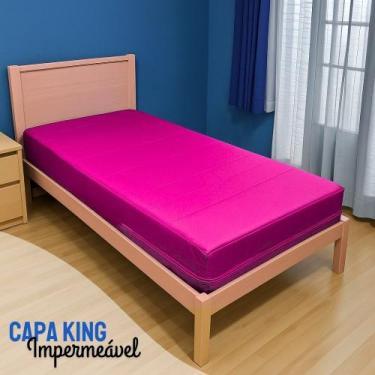 Imagem de Capa Impermeável para Colchão ROSA PINK - Casal KING - Miranda Colchõe