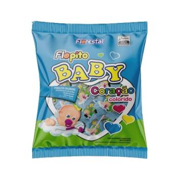 Imagem de Pirulito Baby Coracao Colorido 400g Florestal