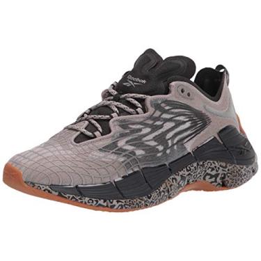 Imagem de Reebok Tênis feminino Zig Kinetica II, Pedra cinza/núcleo preto/lee, 11