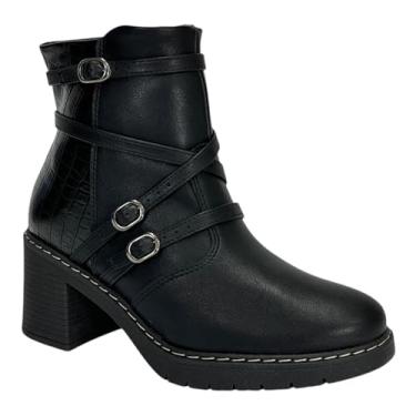 Imagem de Bota Piccadilly Maxi Denise Croco 769002 Preto