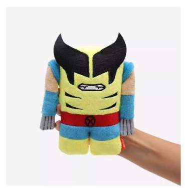 Imagem de Brinquedo Para Cães Marvel Coleção Limitada Pelucias Cor Amarelo Desenho Wolverine