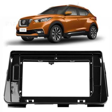 Imagem de Moldura Painel P/ Multimidia 10 Polegadas Nissan Kicks 16 18 20 22 MP5