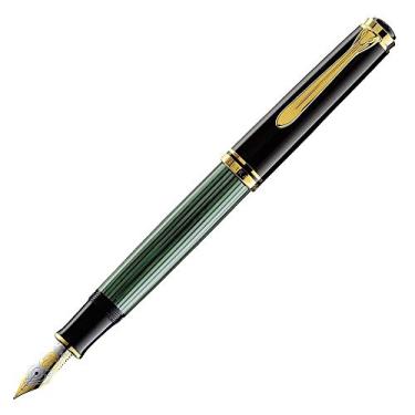 Imagem de Caneta Tinteiro Pelikan M1000 Black Green Pena F