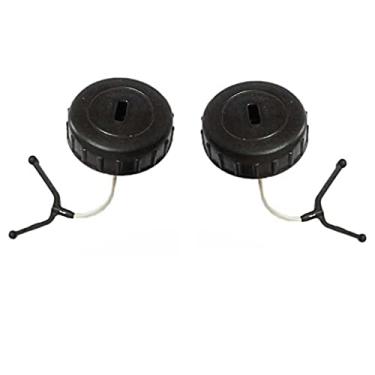 Imagem de HURI Tampa de óleo da tampa de combustível da motosserra para Stihl MS180 MS170 017 018